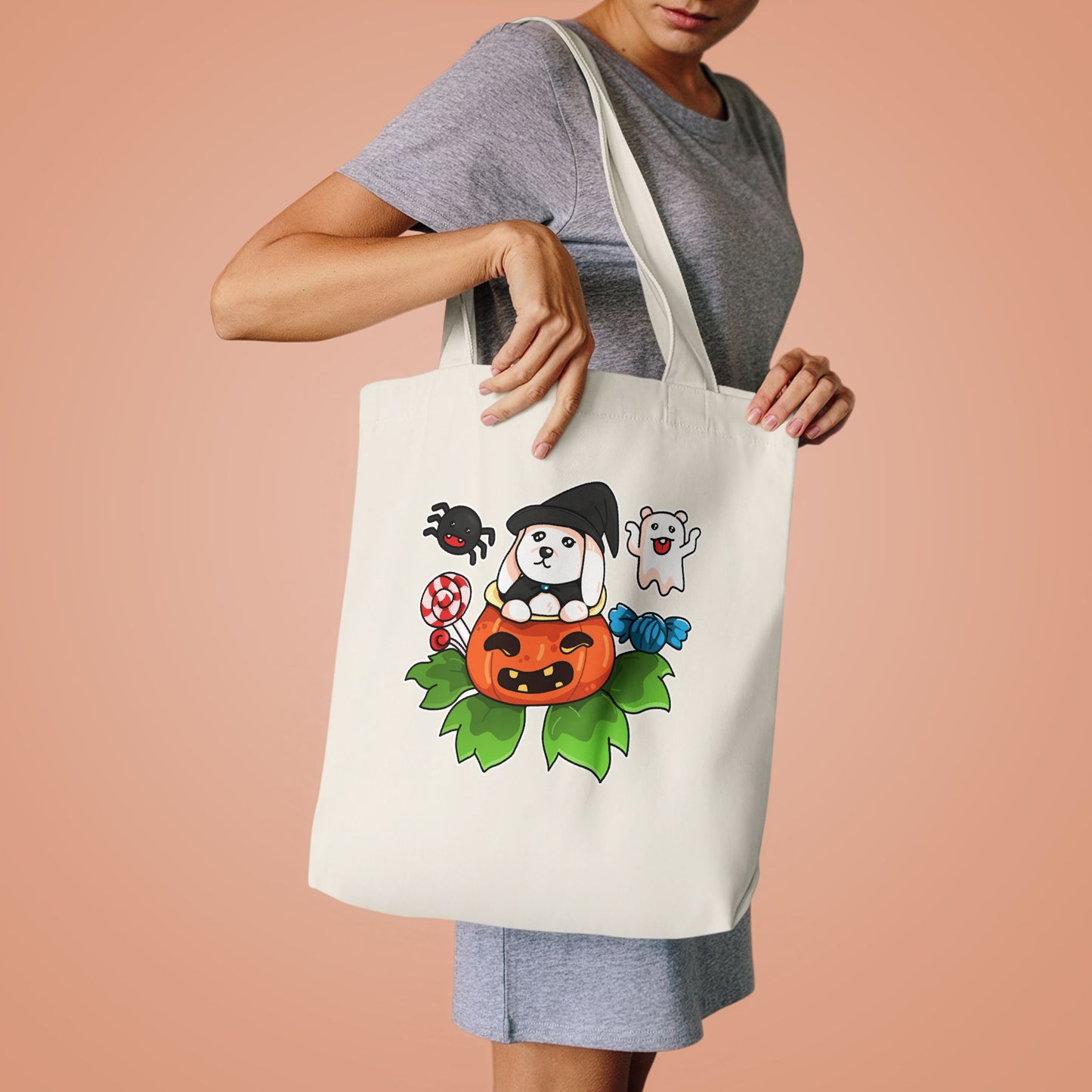 Halloween Pumpkin Tote Bag