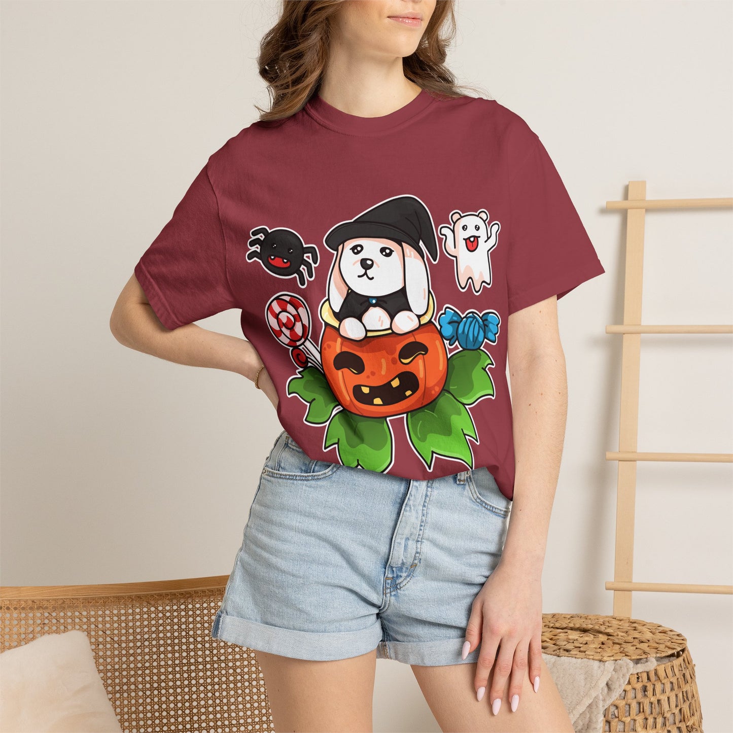 Halloween Puppy Pumpkin T-Shirt