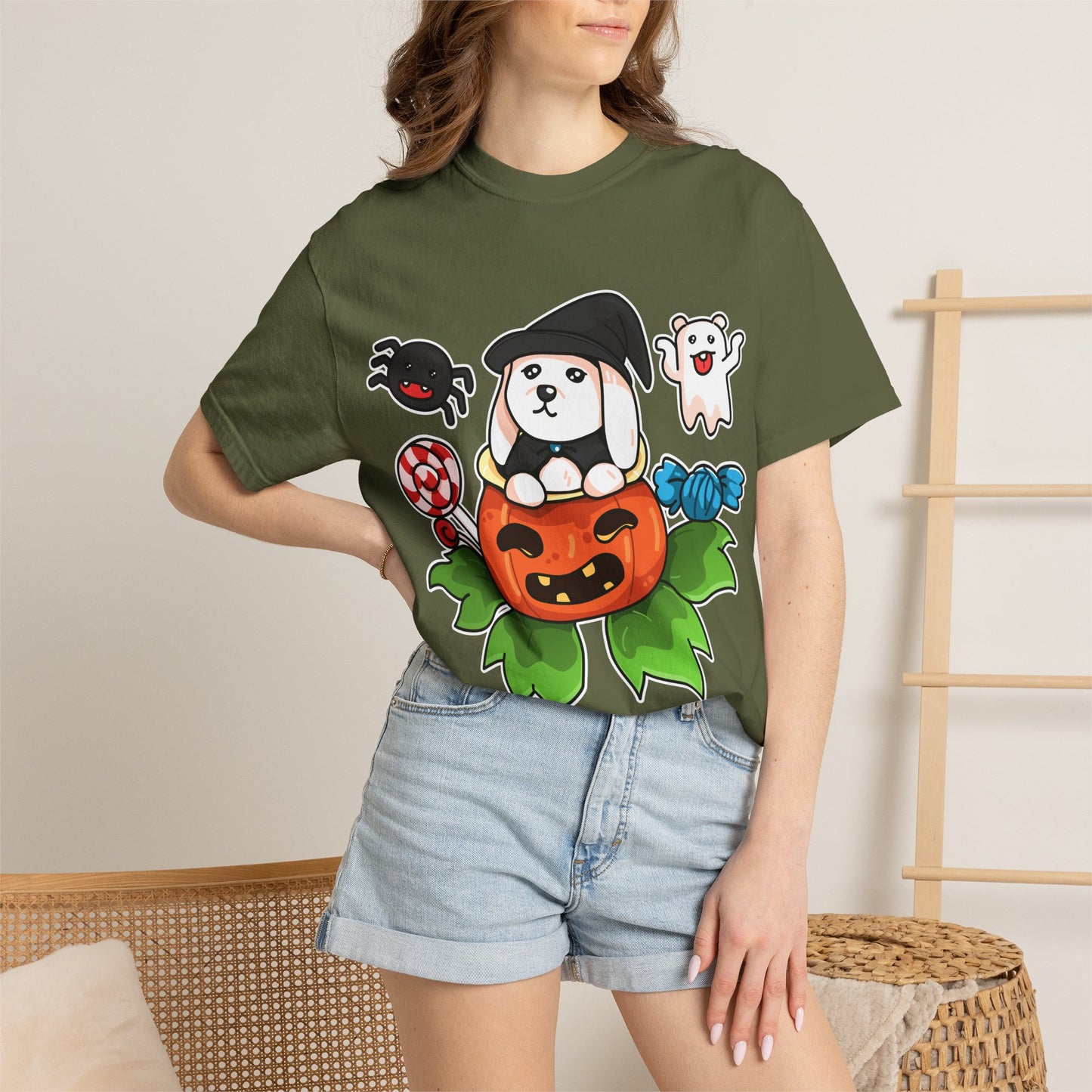 Halloween Puppy Pumpkin T-Shirt