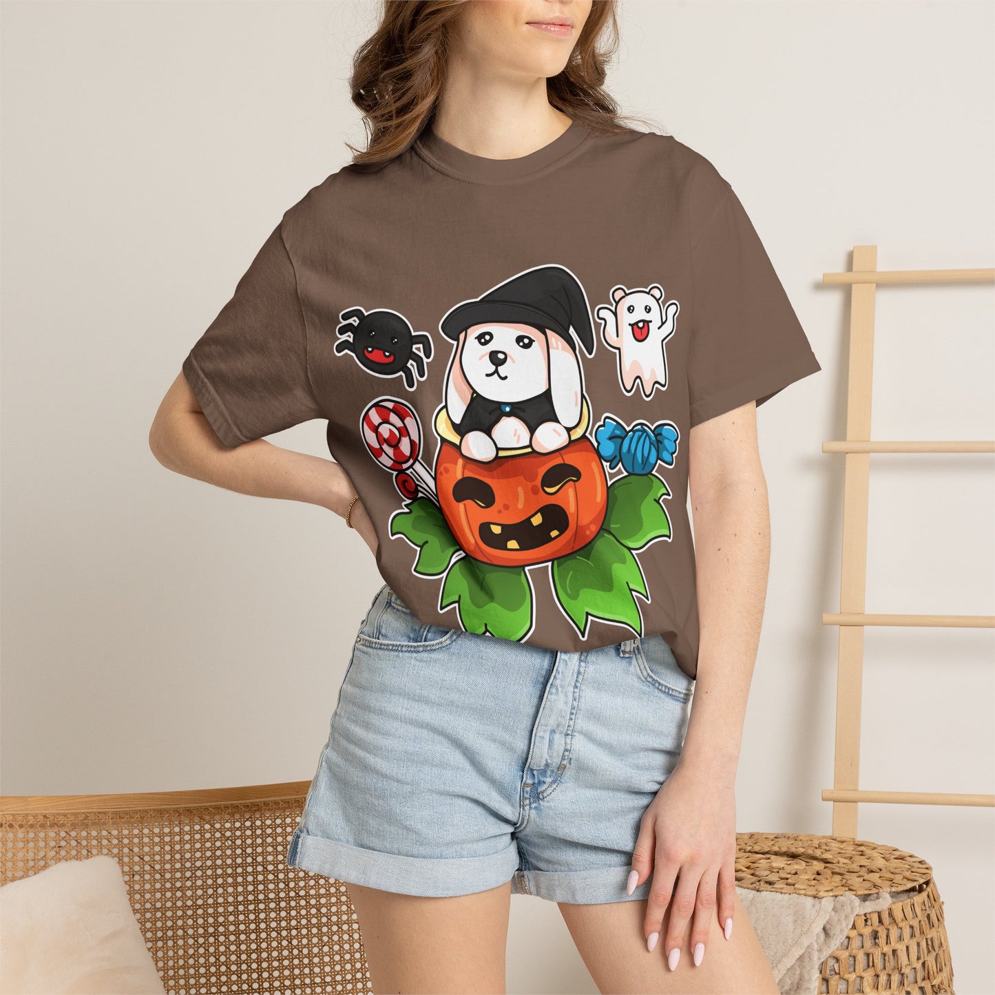Halloween Puppy Pumpkin T-Shirt