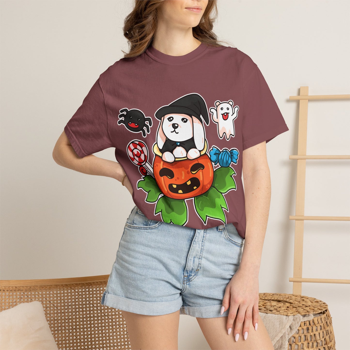 Halloween Puppy Pumpkin T-Shirt