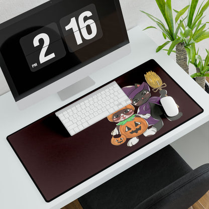 Halloween Cat Desk Mat
