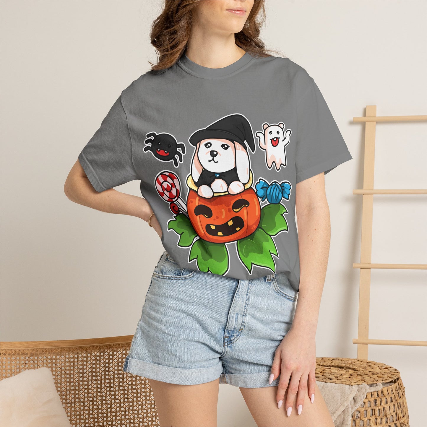 Halloween Puppy Pumpkin T-Shirt
