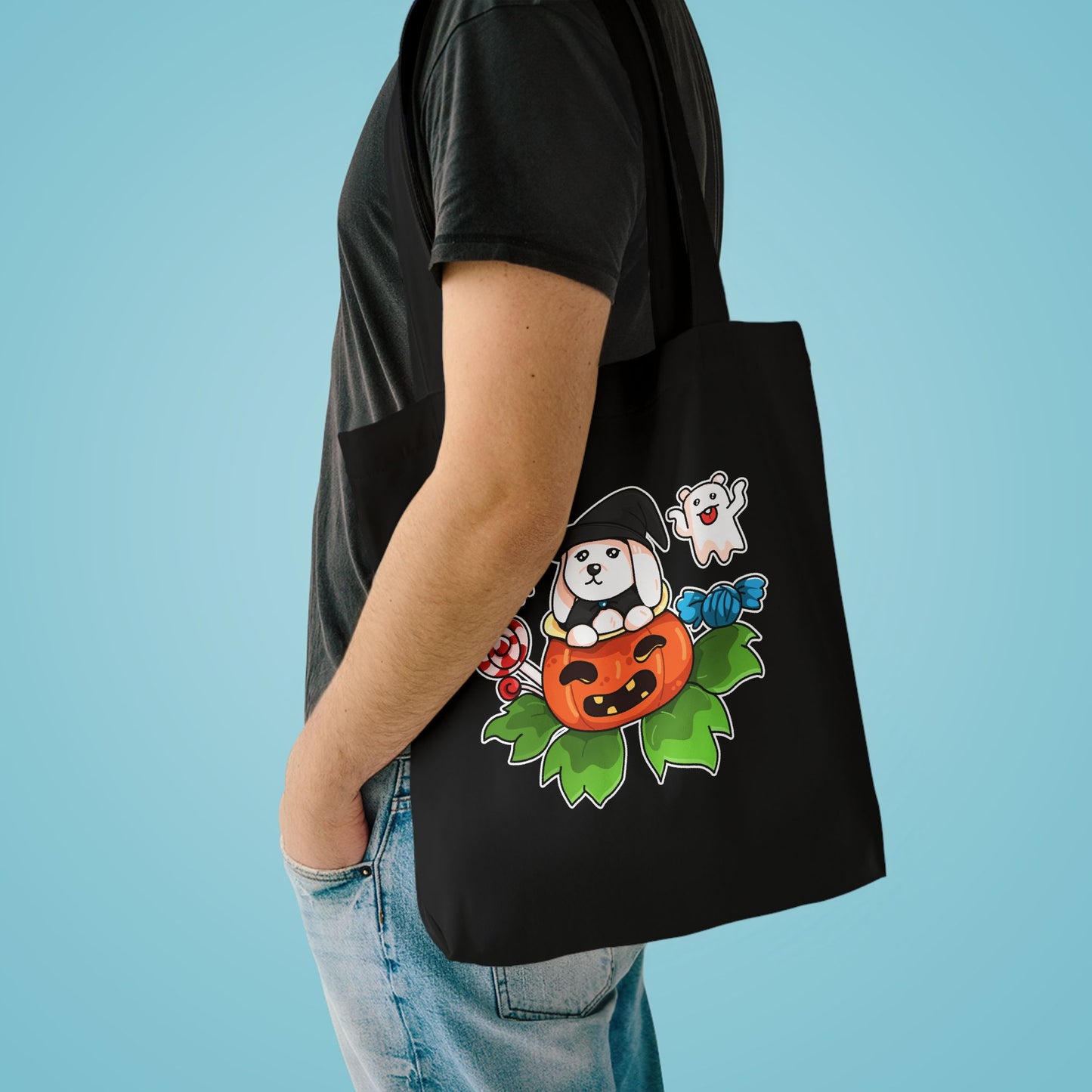 Halloween Pumpkin Tote Bag