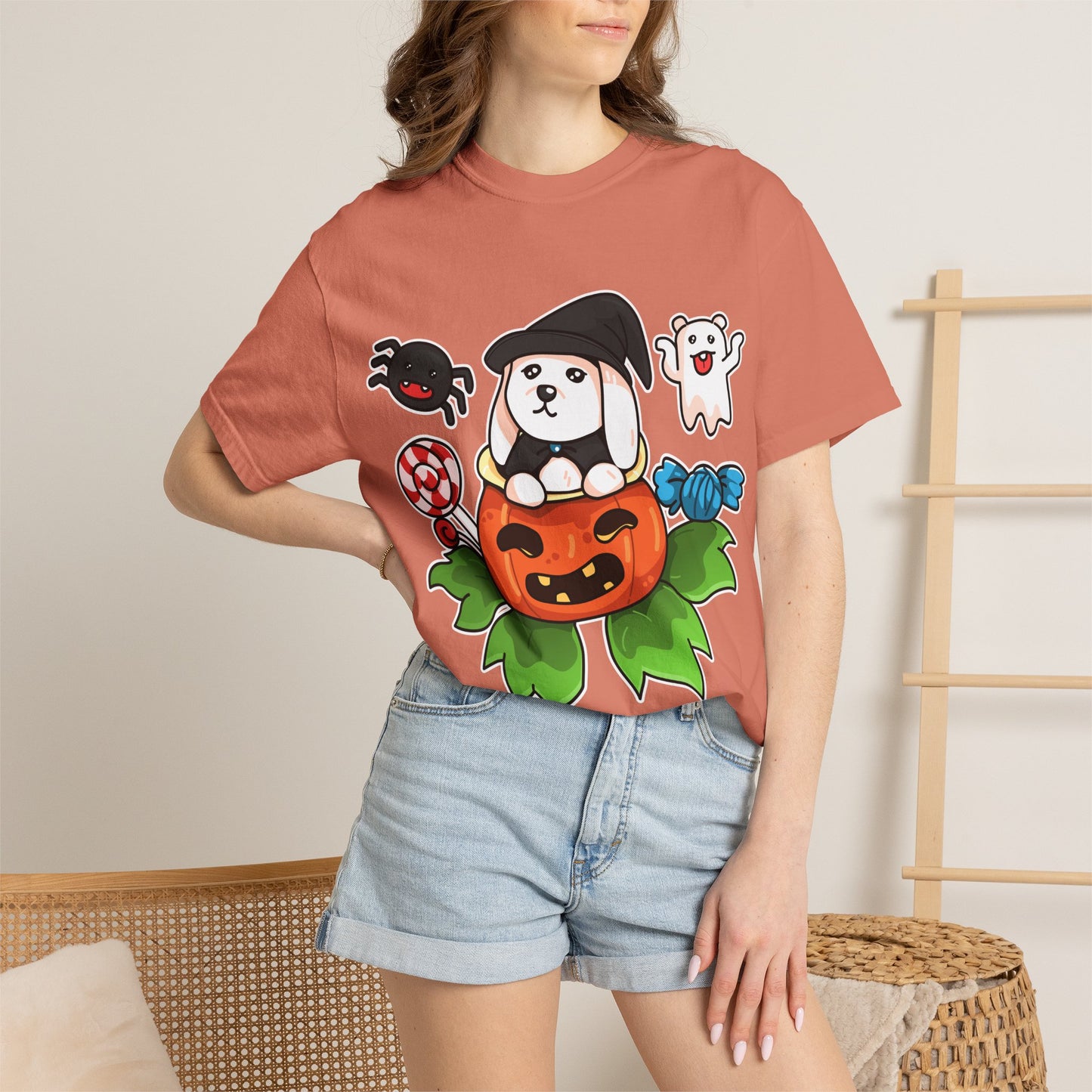 Halloween Puppy Pumpkin T-Shirt