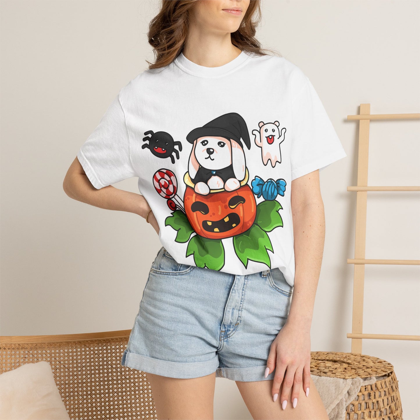 Halloween Puppy Pumpkin T-Shirt