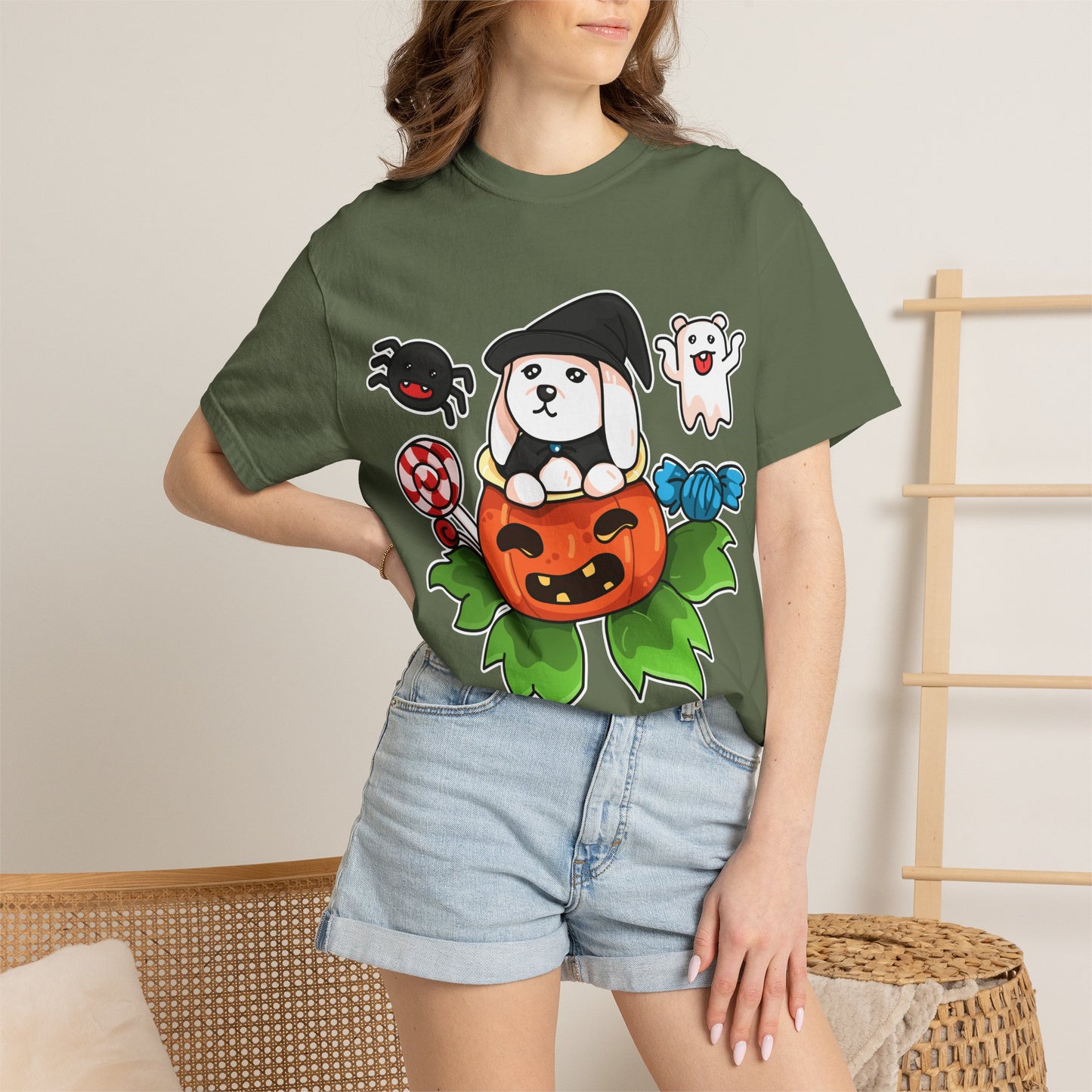 Halloween Puppy Pumpkin T-Shirt