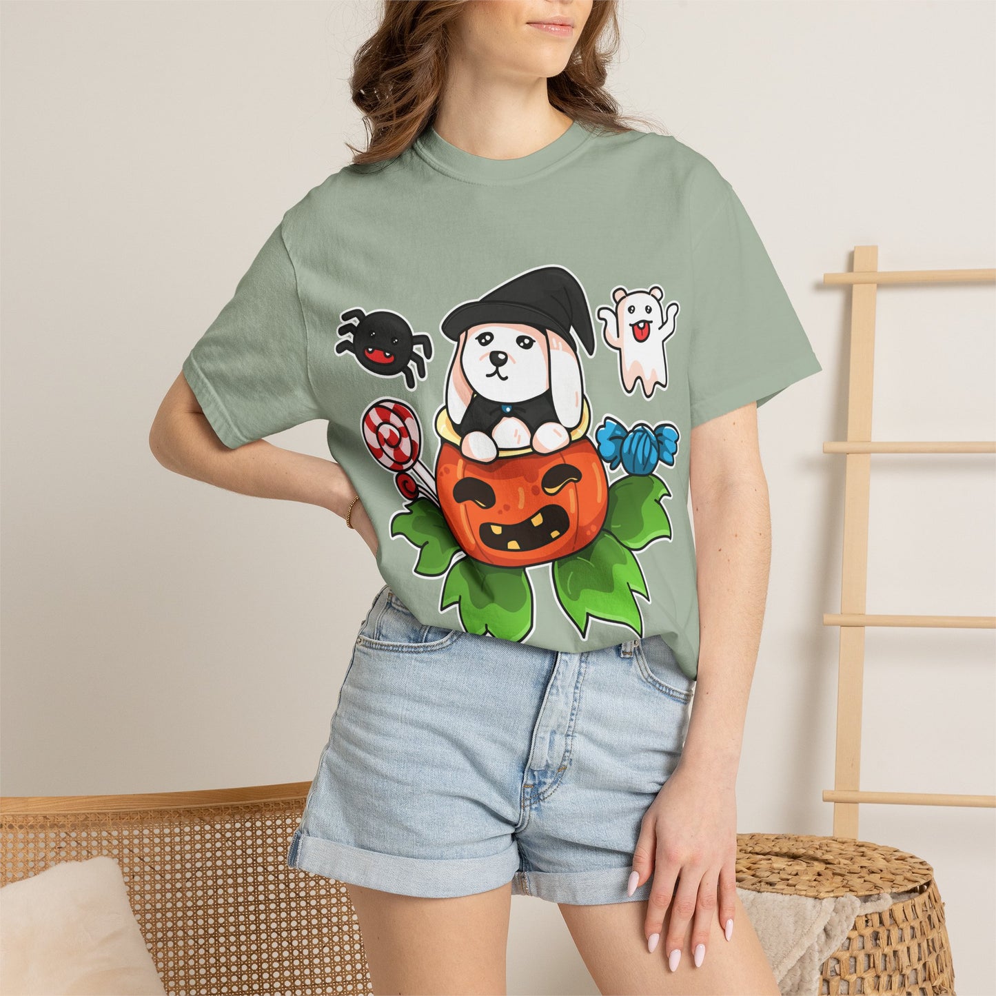 Halloween Puppy Pumpkin T-Shirt