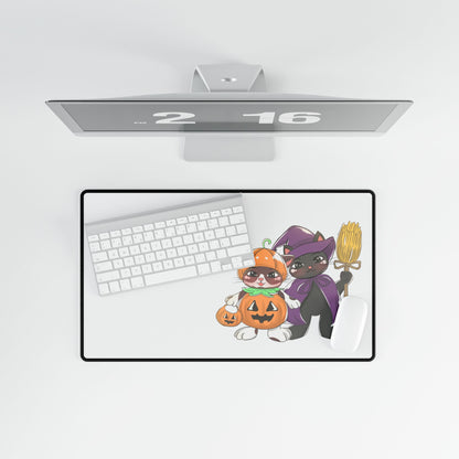 Halloween Cat Desk Mat