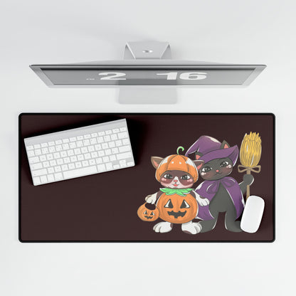 Halloween Cat Desk Mat