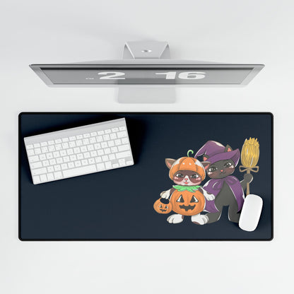 Halloween Cat Desk Mat
