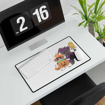 Halloween Cat Desk Mat