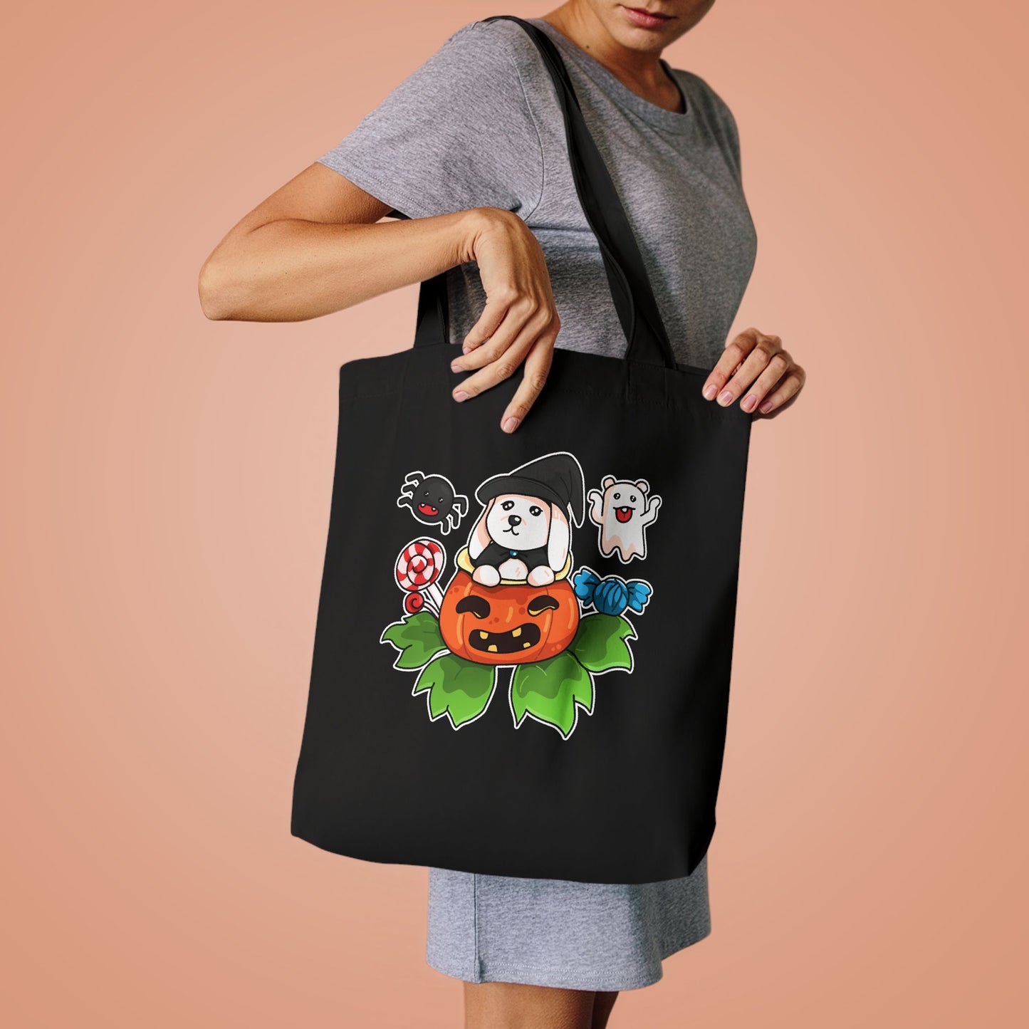 Halloween Pumpkin Tote Bag