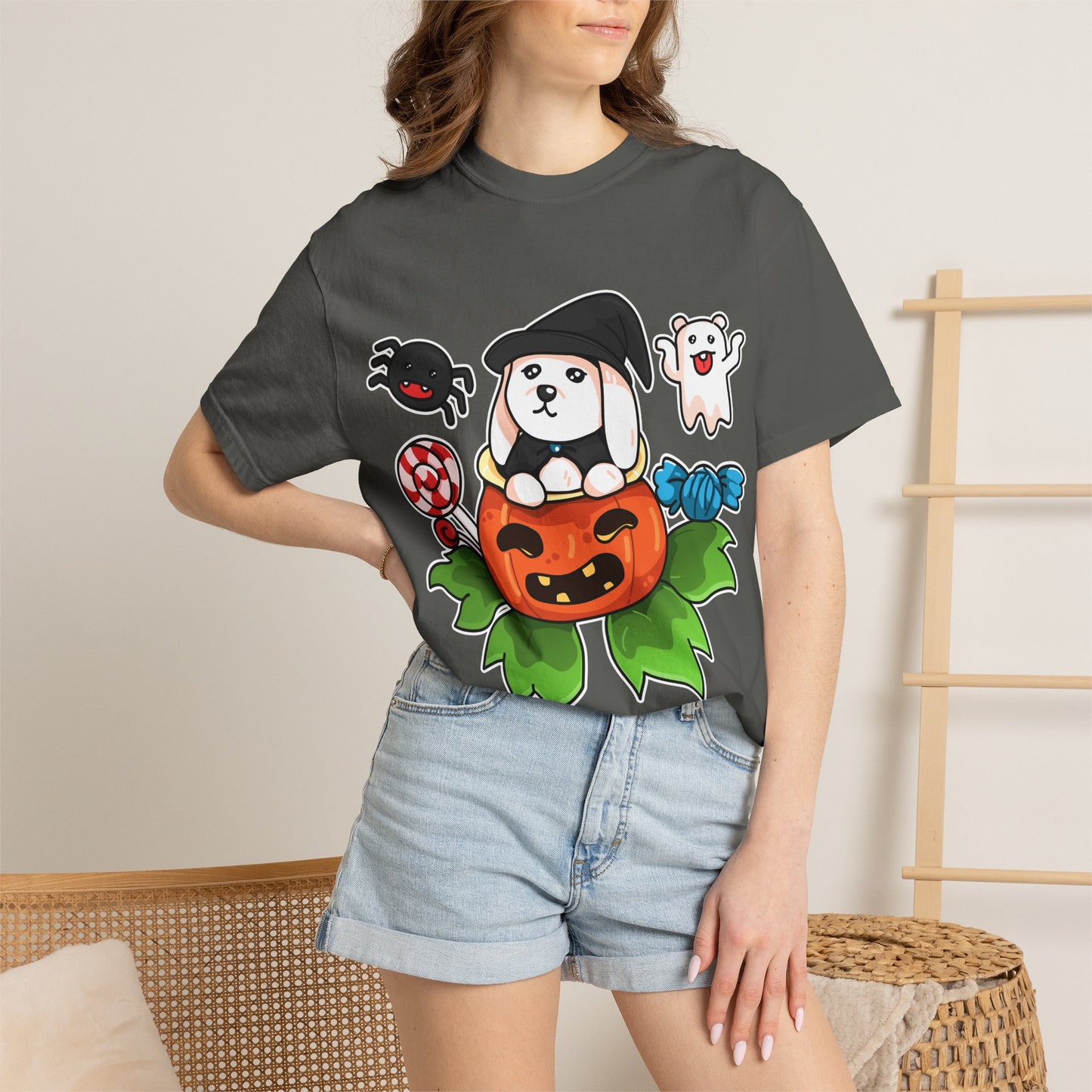 Halloween Puppy Pumpkin T-Shirt