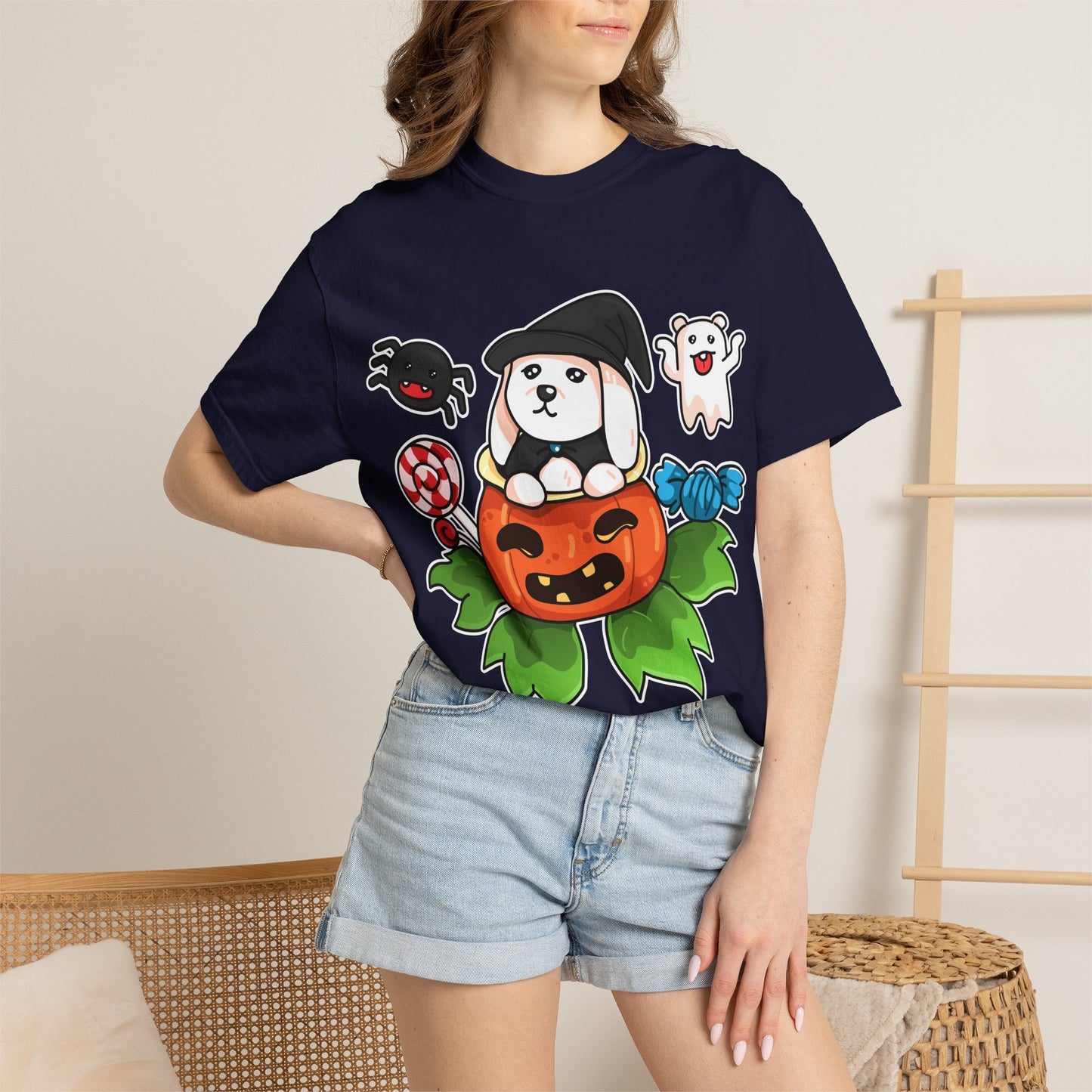 Halloween Puppy Pumpkin T-Shirt